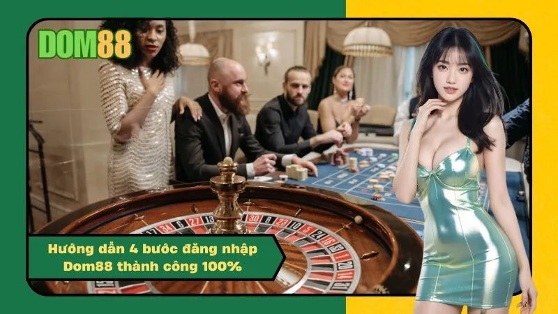 Hướng dẫn 4 bước đăng nhập Dom88 thành công 100%