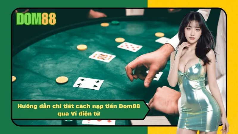Hướng dẫn chi tiết cách nạp tiền Dom88 qua Ví điện tử